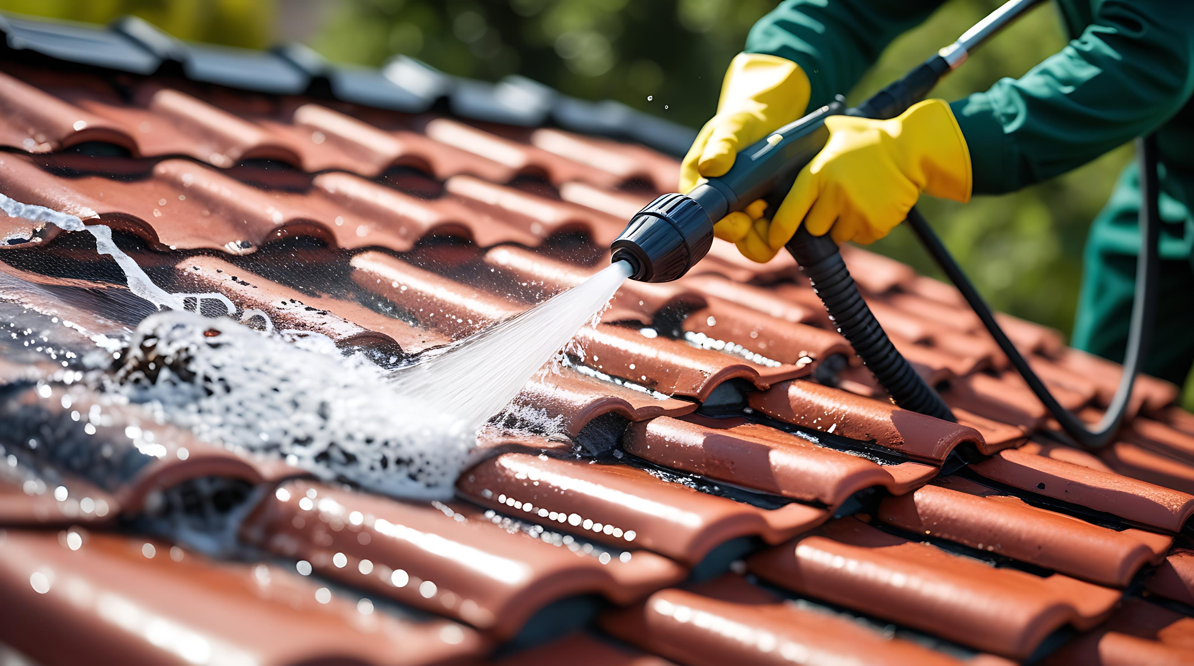 Roof cleaning and maintenance service